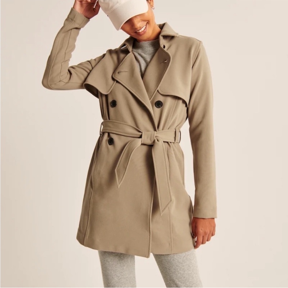 Abercrombie Drapey Trenchcoat